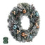 Jingle Jollys 60cm Christmas Wreath with LED Lights Snowy Garland Xmas Decor