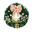 Jingle Jollys Christmas Wreath 60CM Garland Flowers Baubles Party Decorations