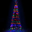 Jingle Jollys Solar Power Christmas Tree 3.6M 400 LED Xmas Trees 8 Light Modes