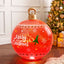 Jingle Jollys Christmas Inflatable Ball 60cm Led Illuminated Xmas Decoration Red