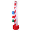 Jingle Jollys 2.4M Christmas Inflatable Santa Guide Candy Pole Xmas Decor LED