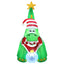 Jingle Jollys Christmas Inflatable Dinosaur 1.86M Height LED Decorations Illuminated