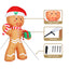 Jingle Jollys Christmas Inflatable Bear Doll 3M Outdoor Decorations Lights