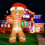 Jingle Jollys Christmas Inflatable Bear Doll 3M Outdoor Decorations Lights