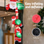Jingle Jollys Christmas Inflatable Climbing Santa 2.5M Height LED Decorations Illuminated
