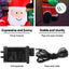 Jingle Jollys Christmas Inflatable Climbing Santa 2.5M Height LED Decorations Illuminated