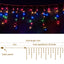 12.5M Christmas Lights Solar Icicle String Light Multi Colour Jingle Jollys