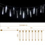 Jingle Jollys 12m Christmas Shower Lights 960 LED Icicle Falling Rain Meteor