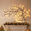 Jingle Jollys Christmas Willow Vine Lights Branch LED Fairy DIY Wall Decor 1.8m Warm White