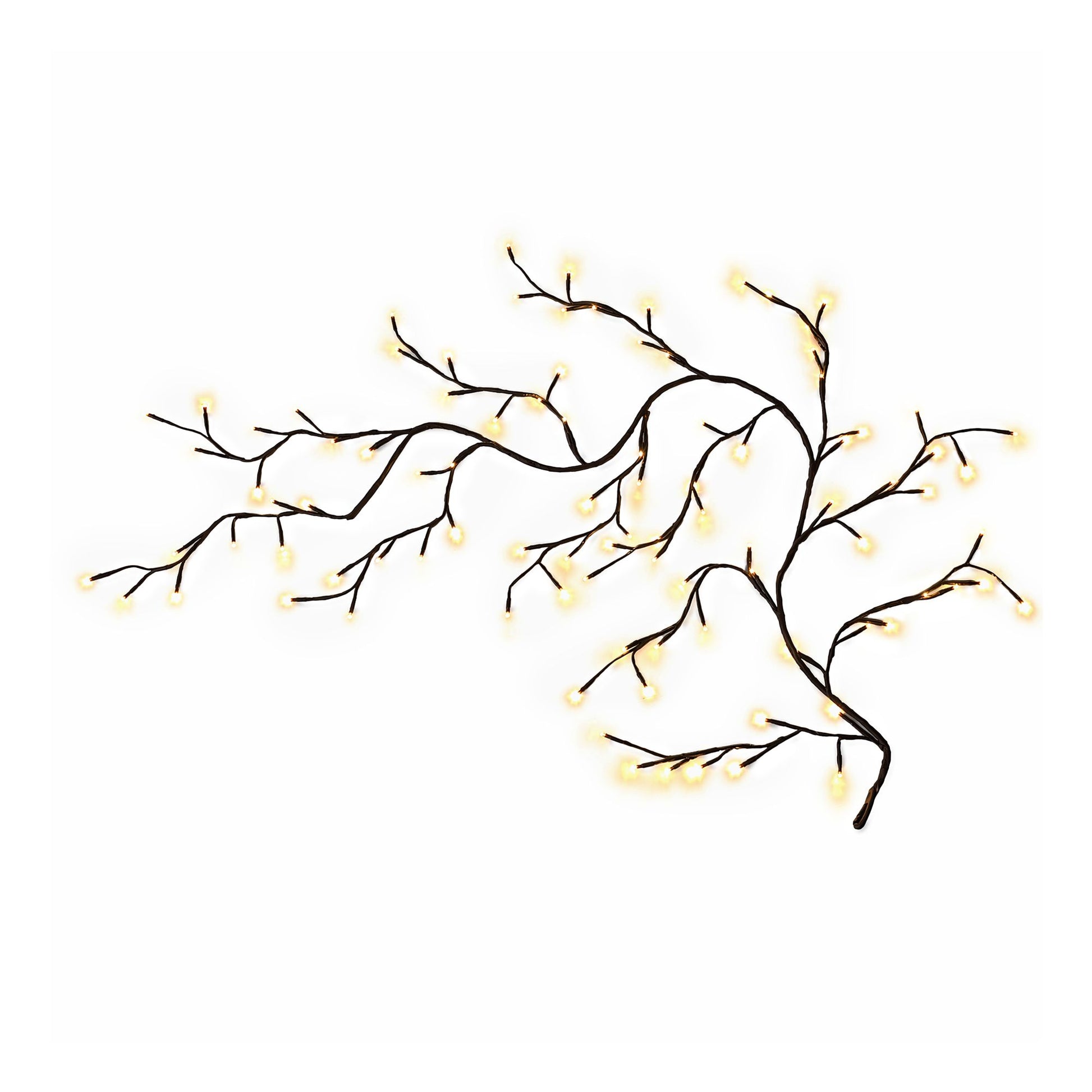 Jingle Jollys Christmas Willow Vine Lights Branch LED Fairy DIY Wall Decor 1.8m Warm White