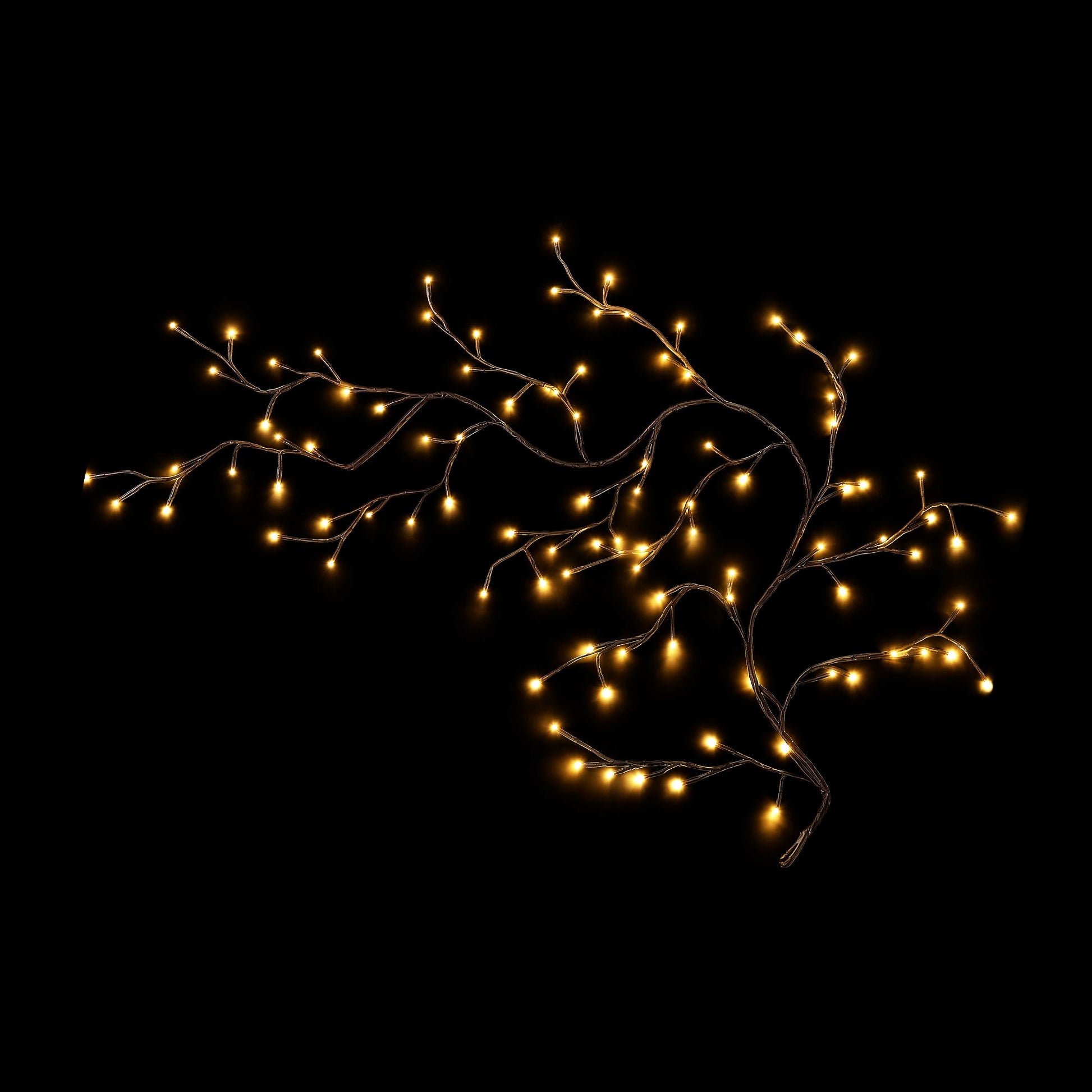 Jingle Jollys Christmas Willow Vine Lights Branch LED Fairy DIY Wall Decor 1.8m Warm White