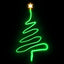 Jingle Jollys Christmas Lights 114cm Fairy Light Green Tree Decorations