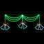 1.8M Christmas Lights 288 LED Bell Motif Light Decorations Jingle Jollys