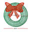 Jingle Jollys Christmas Lighted Wreath Solar Powered Indoor Outdoor Decoration