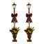 Jingle Jollys Christmas Lights 125cm Lamp Post 50 LED Fairy Light Decorations