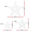 3 PCS Christmas Lights 900 LED Fairy Light Star Decorations Jingle Jollys