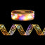 Jingle Jollys 20M Christmas Lights Fairy Ribbon Light 200 LED Xmas Decor Golden