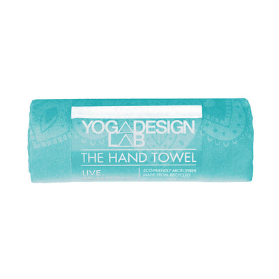 Yoga Design Lab Hand Yoga Towel Mandala Turquoise