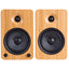 Kanto YU4 140W Powered Bookshelf Speakers with Bluetooth and Phono Preamp - Pair, Bamboo