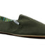 Zasel Mens Cotton Canvas Shoes - Army Green