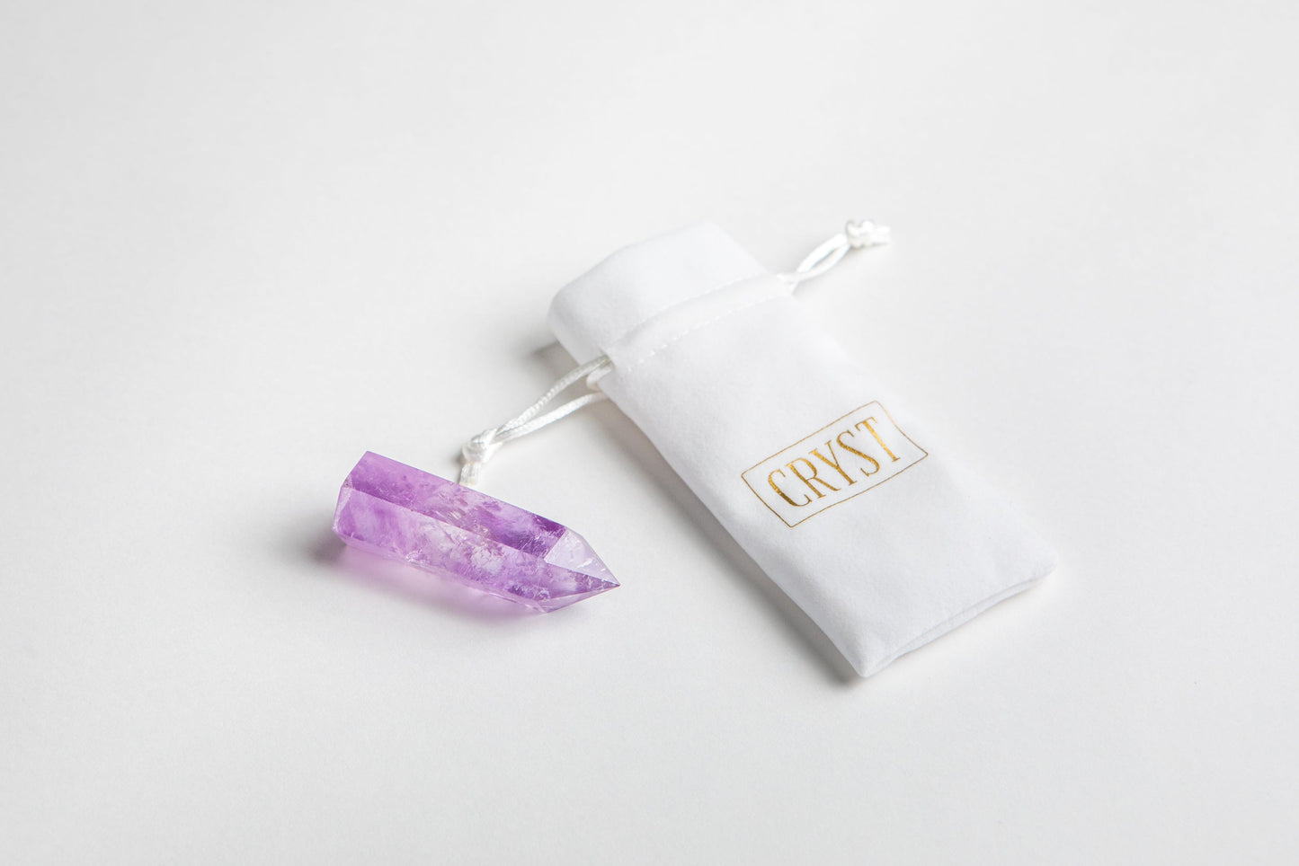 Relaxation Crystal Trio (Medium) - Rose Quartz, Amethyst + Clear Quartz