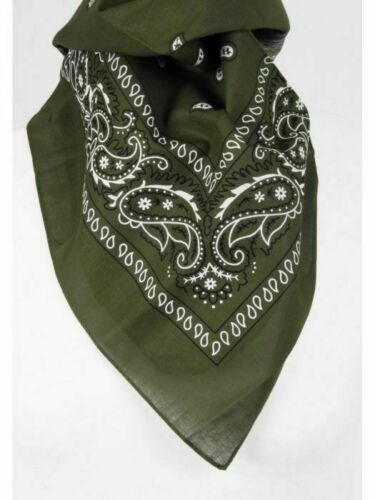 Bandana Paisley Head Wrap 100% Cotton Neck Scarf Bandanna