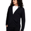 Bonds Mens Essential Hoodie Pullover Zip Up Jumper Black