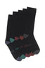 5 Pairs X Mens Bonds Business Socks Bamboo Black Crew Socks Work 20K