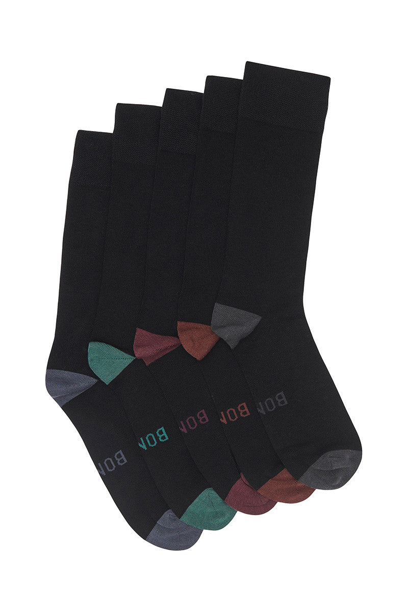 25 Pairs X Mens Bonds Business Socks Bamboo Black Crew Socks Work 20K