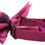 Boys Burgundy Plain Bow Tie