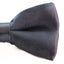 Boys Gunmetal Plain Bow Tie