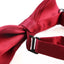 Boys Maroon Plain Bow Tie