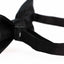 Boys Black Plain Bow Tie