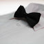 Boys Black Plain Bow Tie