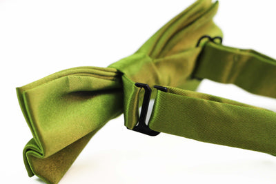 Boys Light Green Plain Bow Tie