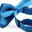 Boys Santorini Blue Plain Bow Tie