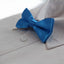 Boys Santorini Blue Plain Bow Tie