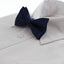 Boys Midnight Blue Plain Bow Tie