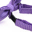 Boys Purple Bow Tie With White Polka Dots