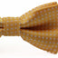 Boys Yellow Bow Tie With White Polka Dots