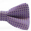 Boys Violet Polka Dot Pattern Bow Tie