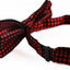 Boys Black With Red Small Polka Dot Patterned Bow Tie