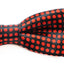 Boys Black With Red Small Polka Dot Patterned Bow Tie