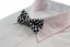 Boys White & Black Houndstooth Patterned Bow Tie