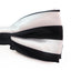 Boys White & Black Horizontal Striped Patterned Bow Tie