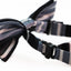 Boys Black With White & Blue Stripes Patterned Bow Tie