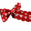 Boys Red With White Large Polka Dots Patterned Bow Tie