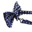 Boys Navy With White Polka Dots Patterned Bow Tie