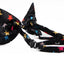 Boys Black With Multicoloured Stars Patterned Bow Tie