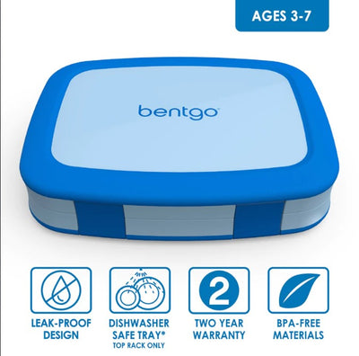 5 x Bentgo Kids Lunch Box Container Storage Blue